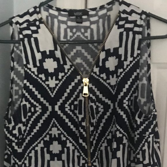 | MSK | Blue & Yellow Dress - Picture 2 of 8